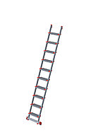 Лестница алюминиевая приставная с широкими ступенями TARKO T05111-к  размер 3300х400 мм с 12-ю ступенями, фото 1
