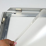 Рамка А1 Клик профиль 25 мм алюминиевая прямоугольная, фото 3