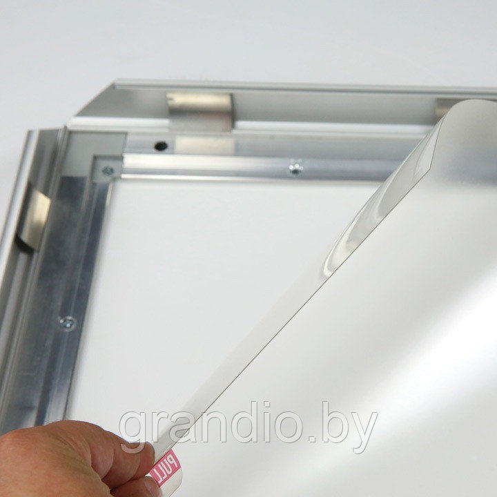 Рамка А1 Клик профиль 25 мм алюминиевая прямоугольная - фото 6 - id-p97776490