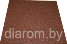 Травмобезопасная плитка 500х500 мм коричневый