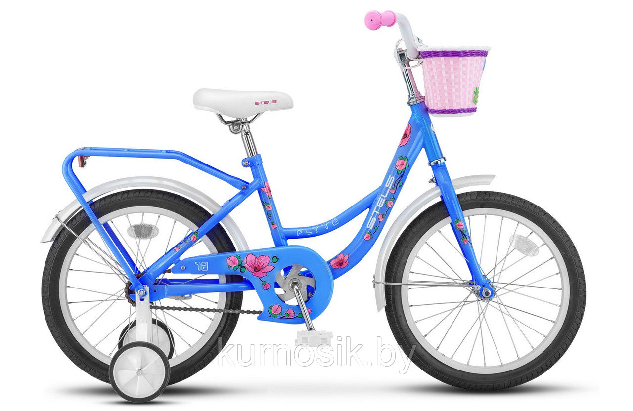 Велосипед STELS Flyte Lady 18" Z011 (от 4 до 8 лет) Голубой - фото 1 - id-p97778251