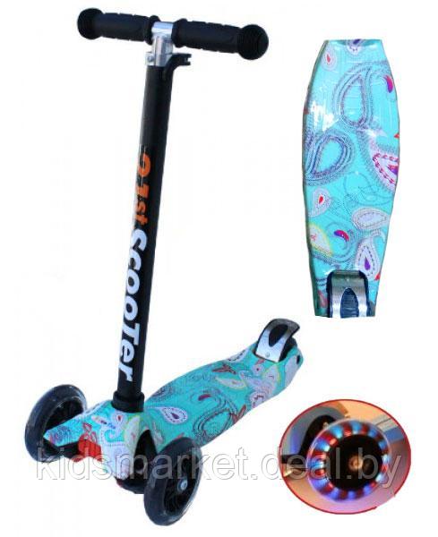 Самокат детский трехколесный 21st Scooter Maxi Print (Скутер макси принт) АРТ.T-01 - фото 1 - id-p97779643