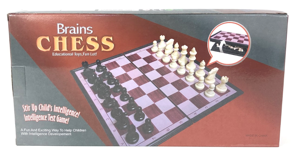 Шахматы CHESS BRANS магнитные пластиковые (поле 35х35 см), арт.8908