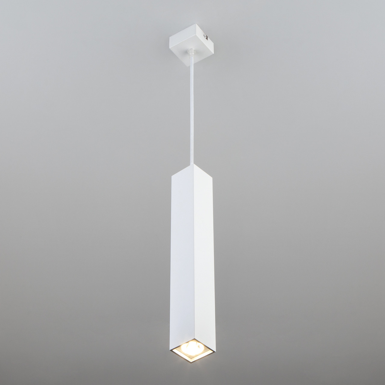 Светодиодный подвесной светильник 50154/1 LED белый Cant Eurosvet - фото 2 - id-p97781193