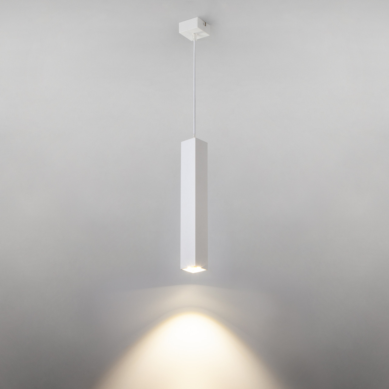 Светодиодный подвесной светильник 50154/1 LED белый Cant Eurosvet - фото 3 - id-p97781193