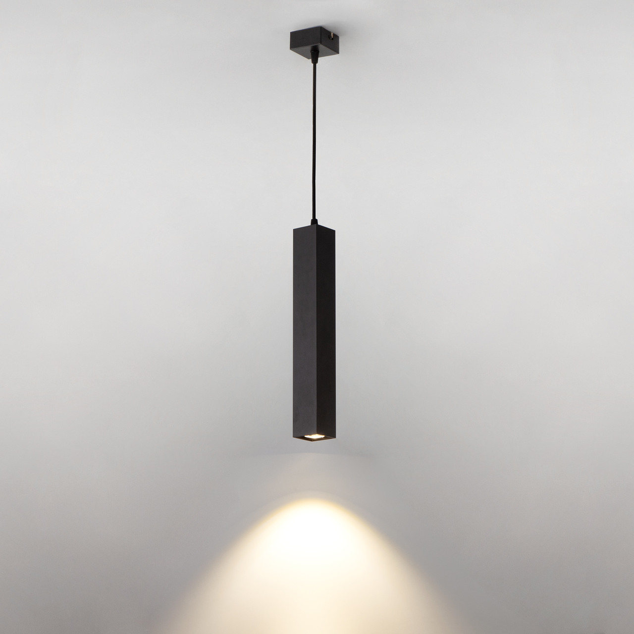 Светодиодный подвесной светильник 50154/1 LED черный Cant Eurosvet - фото 3 - id-p97782568