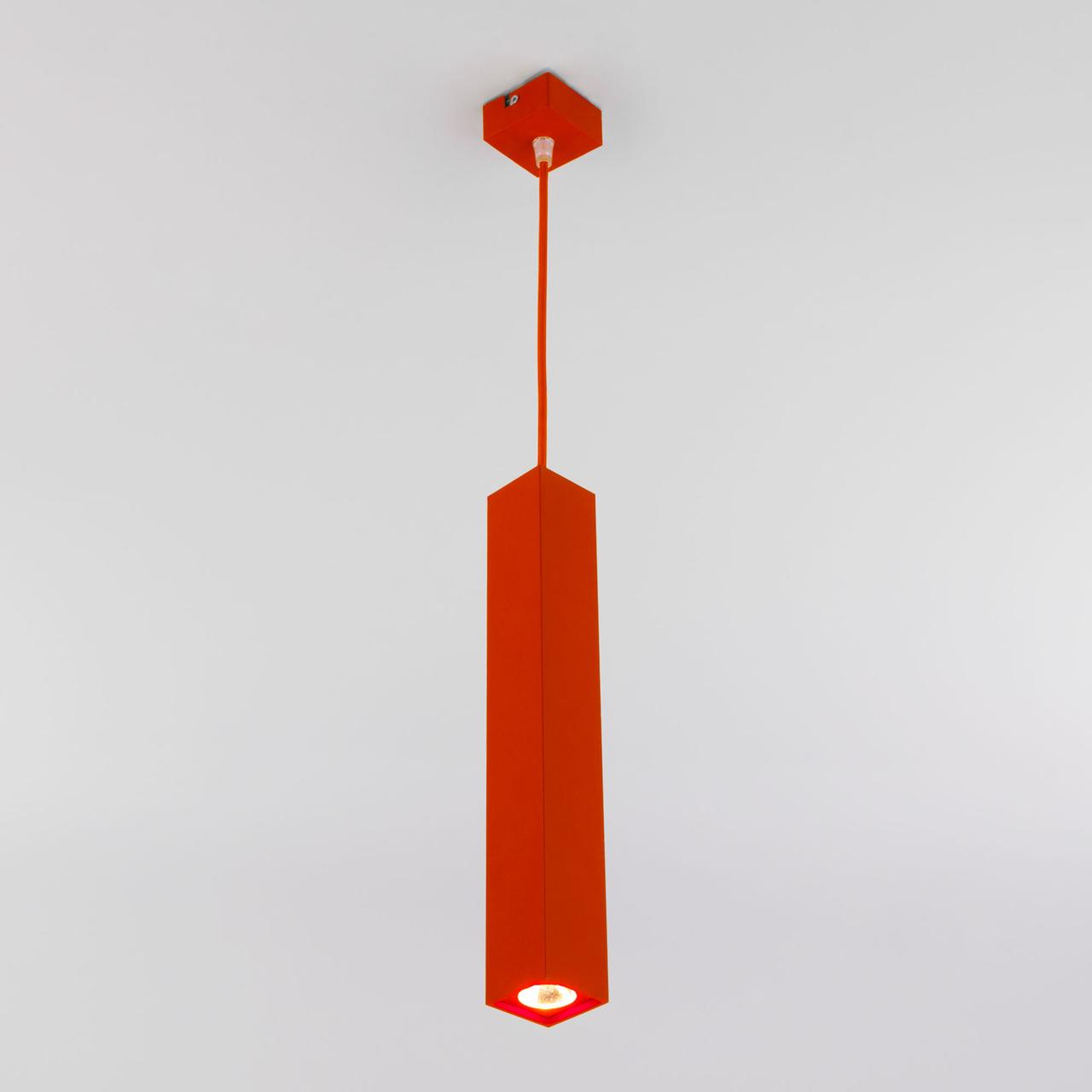 Светодиодный подвесной светильник 50154/1 LED красный Cant Eurosvet - фото 1 - id-p97782599