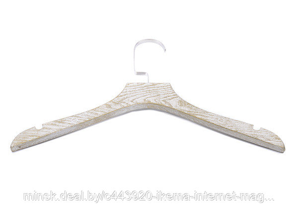 Вешалка-плечики для одежды пластмассовые, 38 см. (Имитация дерева) - фото 1 - id-p97786620