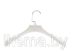 Вешалка-плечики для одежды пластмассовые, 38 см. (Белая)