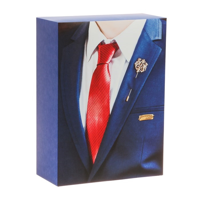 Подарочная коробка «Больших побед» 22×30 ×10 см