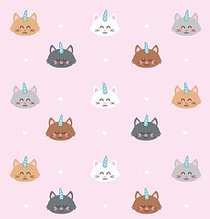 Коробка "Коты-единороги" размер 20*20*5см