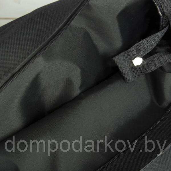 Рюкзак молодёжный с косметичкой, отдел на молнии, цвет чёрный - фото 3 - id-p97839677