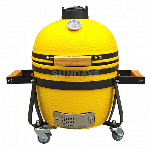 Sundays Угольный керамический гриль Sundays KAMADO AU-14Y YELLOW (35см)