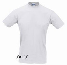 Футболки Regent, белые XXXL, 100% хлопок, футболки для нанесения логотипа