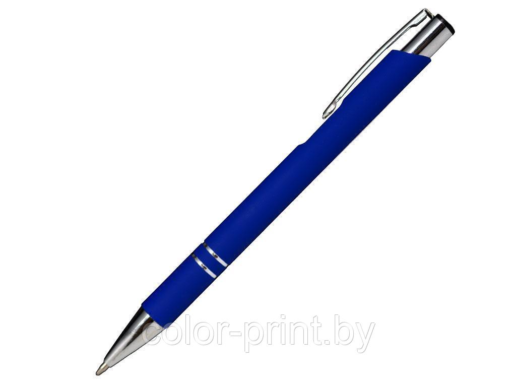 Ручка шариковая, COSMO HEAVY Soft Touch, металл, синий