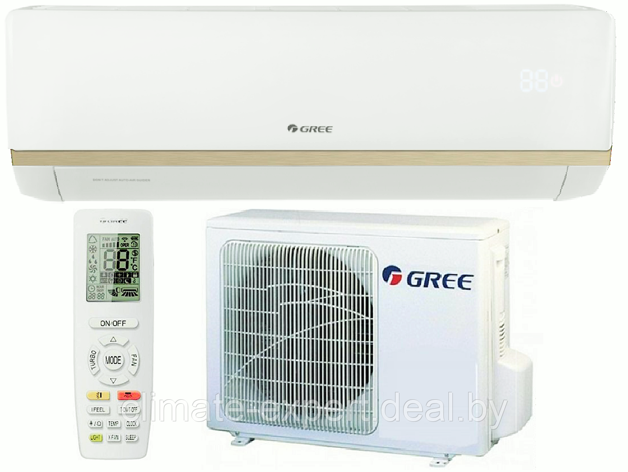 Сплит-система GREE Bora R410 Inverter 2019 GWH24AAD-K3DNA2A