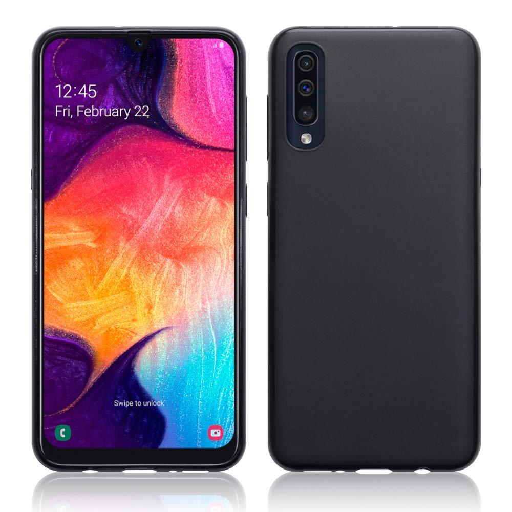 Чехол-накладка для Samsung Galaxy A50 (силикон) SM-A505 черный - фото 2 - id-p97852746