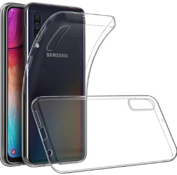 Чехол-накладка для Samsung Galaxy A70 (силикон) SM-A705 прозрачный - фото 3 - id-p97853052