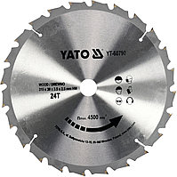 Диск пильный по дереву 315/30 24T "Yato" YT-60790