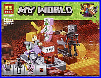 Minecraft конструктор лего my world Бой в Нижнем мире