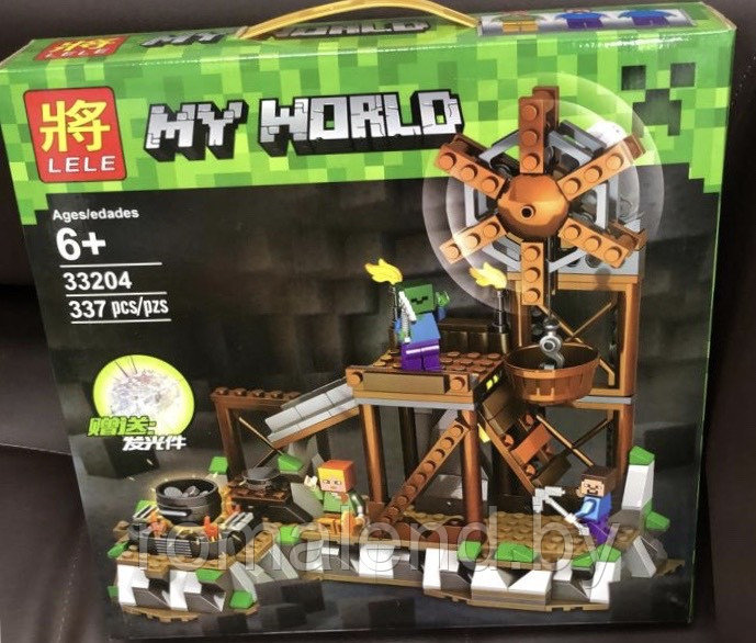 Minecraft конструктор лего my world: Серебряный рудник