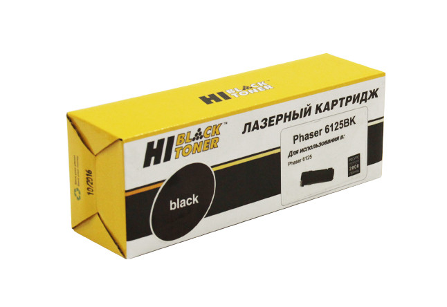 Картридж 106R01338/ 106R01334 (для Xerox Phaser 6125) Hi-Black, чёрный