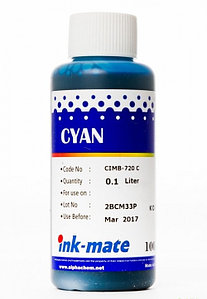 Чернила CIMB-720C (для Canon PIXMA iP4840/ iP7240/ MG5440) Ink-Mate, голубые, 100 мл