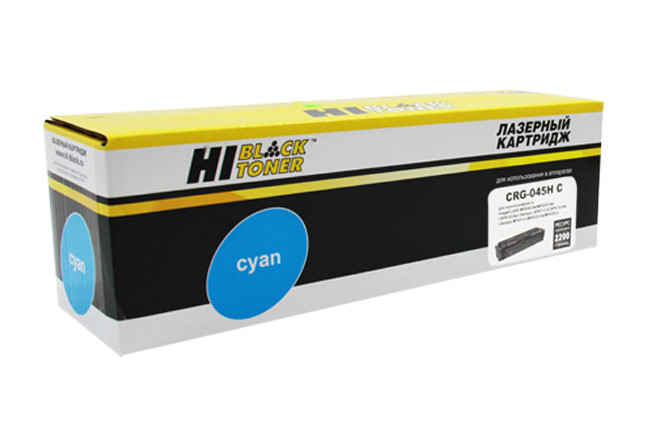 Картридж 045HC/ 1245C002 (для Canon i-SENSYS LBP611/ LBP612/ LBP613/ MF631/ MF633/ MF635) Hi-Black, голубой