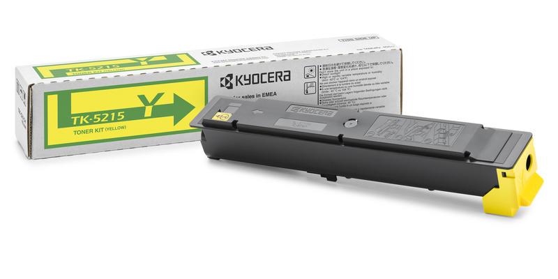 Картридж TK-5215Y (для Kyocera TASKalfa 406) жёлтый