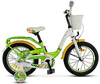 Велосипед STELS Pilot-190 16" V030 (от 4 до 8 лет) Зеленый/желтый/белый