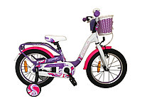 Велосипед STELS Pilot-190 16" V030 (от 4 до 8 лет) Фиолетовый/розовый/ белый