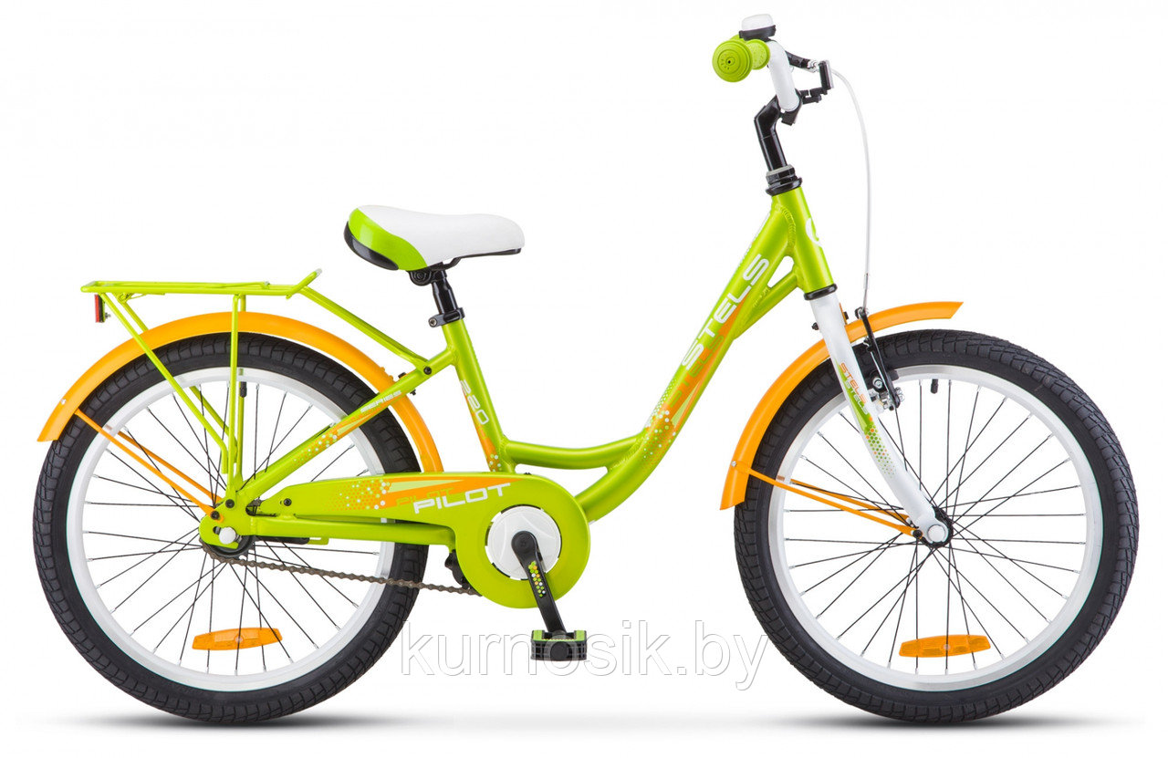 Велосипед STELS Pilot-220 Lady 20" V010 (от 8 до 12 лет) Зеленый - фото 1 - id-p97913679