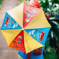 Зонт детский "Попробуй догони" Тачки, 8 спиц d=52 см, фото 3