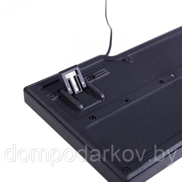 Комплект клавиатура и мышь RITMIX RKC-010, проводной, мембранный, 800 dpi, USB, черный - фото 4 - id-p97914170