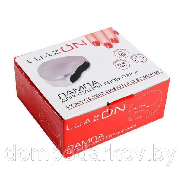 Лампа для гель-лака LuazON LUF-03, LED, 3 Вт, 28 светодиодов, чёрная - фото 4 - id-p97914174