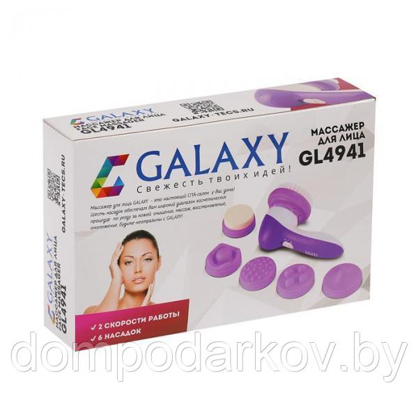 Массажер для лица Galaxy GL 4941, 2*АА (не в комплекте), 2 скорости, 6 насадок - фото 9 - id-p97914176