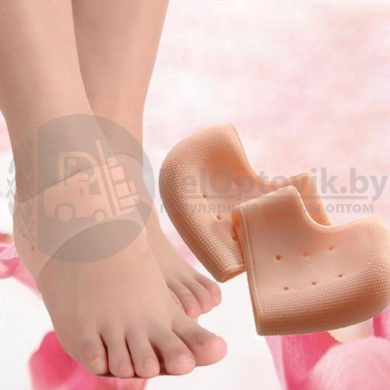 Силиконовые носочки для пяток Scholl Heel Anti-Crack Sets - фото 8 - id-p97916369