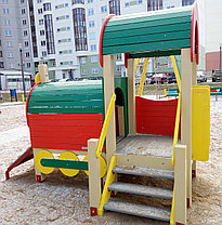 Оборудование игровое "Паровозик" для детской площадки, фото 3