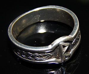 Кольцо Руна  Райдо / Raido (серебрение)