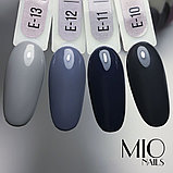 Гель-лак MIO nails, E-11. Темный маренго, 8 мл, фото 2