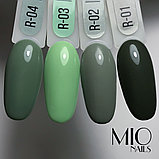 Гель-лак MIO nails, R-02. Зеленый чай, 8 мл, фото 2