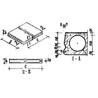 Панели с круглыми пустотами МБ 27 (ИИ 01-02)