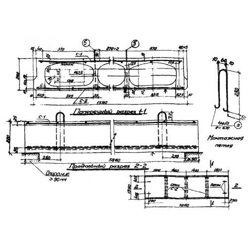 Панели с овальными пустотами ПОНТ 60-16 (ИИ 01-02)