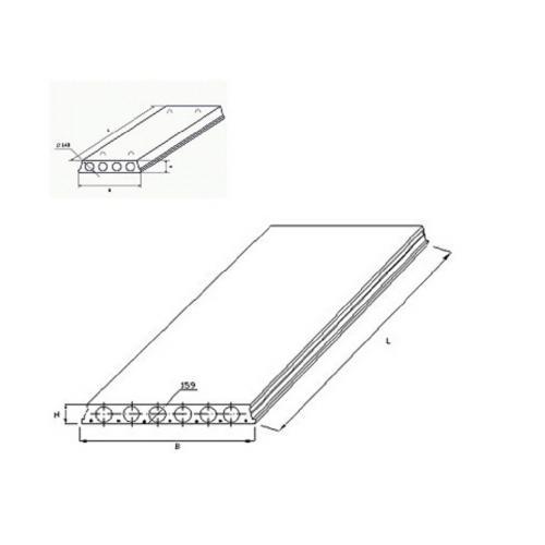 Плиты многопустотные 2ПК 54-30-4,5 (ГОСТ 26434-2015)