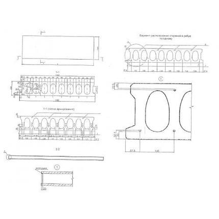 Плиты многопустотные ПТМ 57-12-22-12,5 S1400 в (Б1.041.1-5.10), фото 2