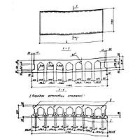 Плиты многопустотные 1П 27-12-22 ВрII(5) т (Шифр 0-312)
