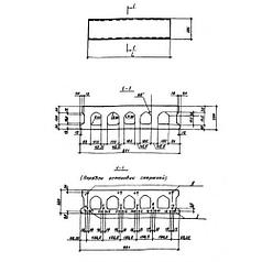 Плиты многопустотные 1П 42-9-15 к-7(6) т (Шифр 0-312)