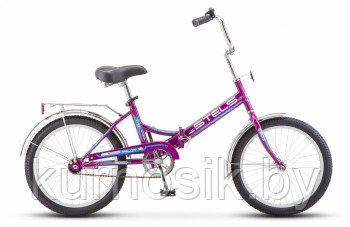 Велосипед STELS Pilot-310 20" Z011 Фиолетовый/голубой - фото 1 - id-p98046392