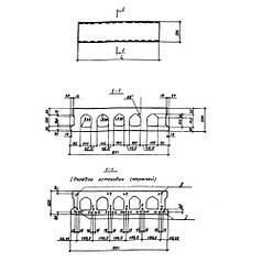 Плиты многопустотные 1П 69-9-7 ВрII(5) т (Шифр 0-312)