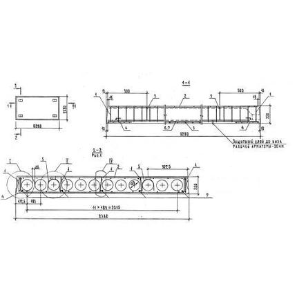 Плиты перекрытий многопустотные П 63-24-4,5 АIIIв-1, фото 2